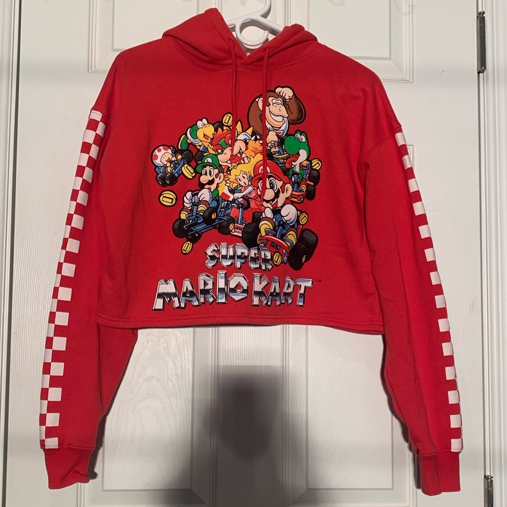 MarioKart Cropped Hoodie